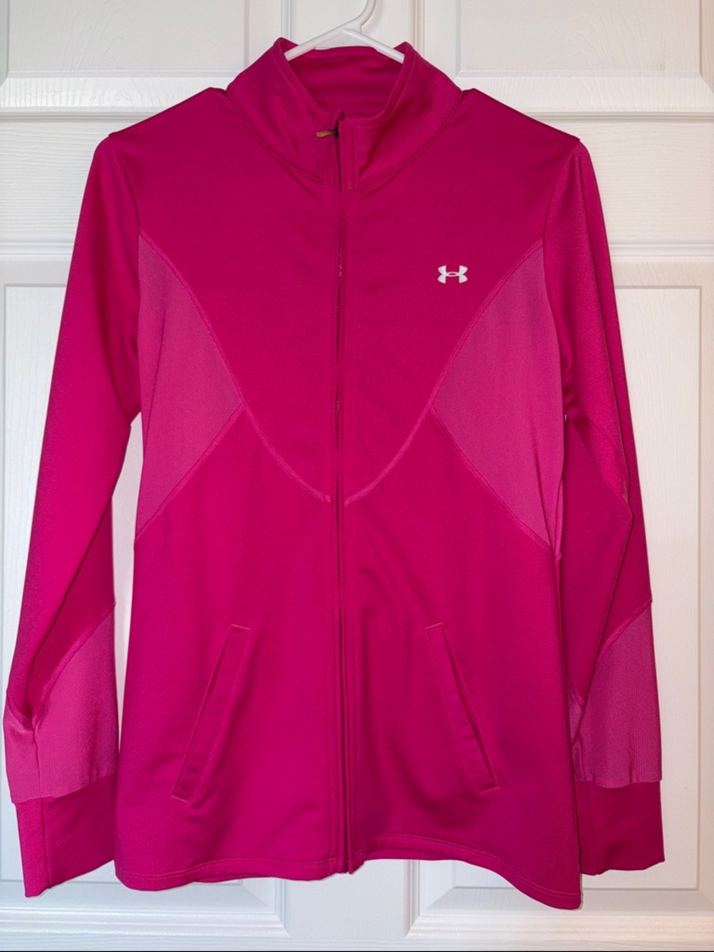 Under Armour Women's Hot Pink Full-Zip Utility Jacket